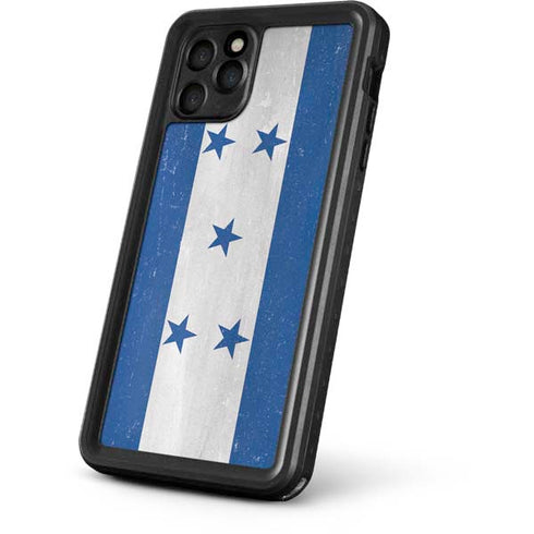 Honduras Flag Distressed iPhone 11 Pro Waterproof Case